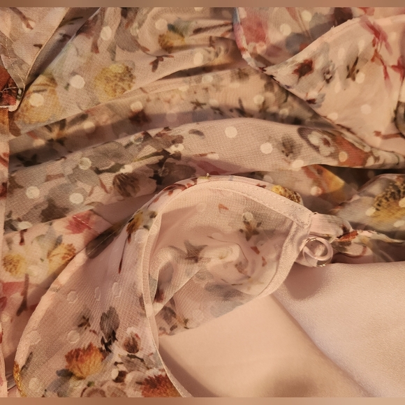 Ted Baker London Pink Jasmine Floral Printed Wrap Dress Size 3 (6-8) - Picture 5 of 7